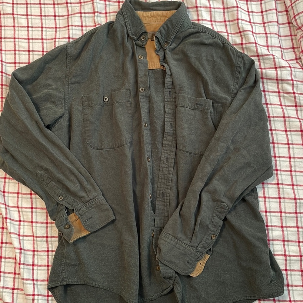 Faded glory button up flannel. Size large